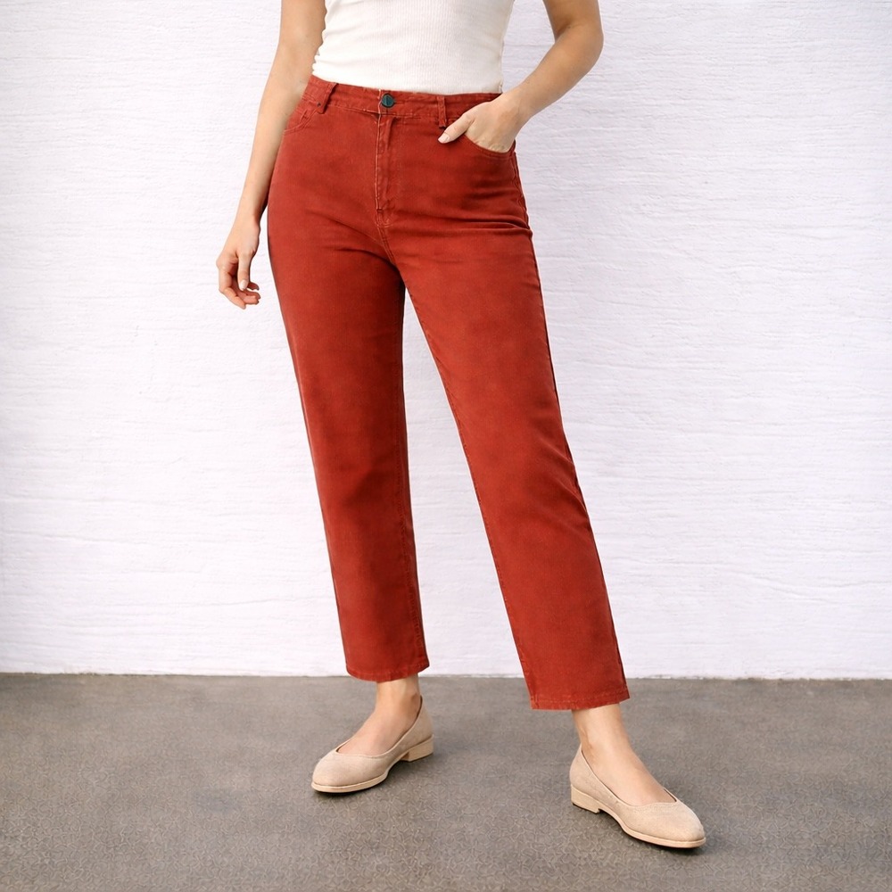 Goodthreads Rust Ankle Pants Womens XL NWT Straight Leg Casual Workwear